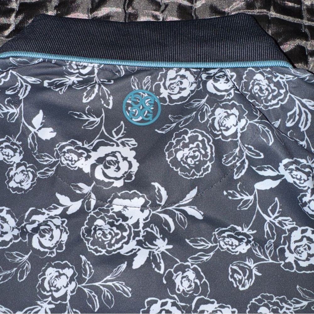 G/FORE Golf Polo Shirt Mens S  POPPY Floral GFORE  S/S NWT - Picture 5 of 5